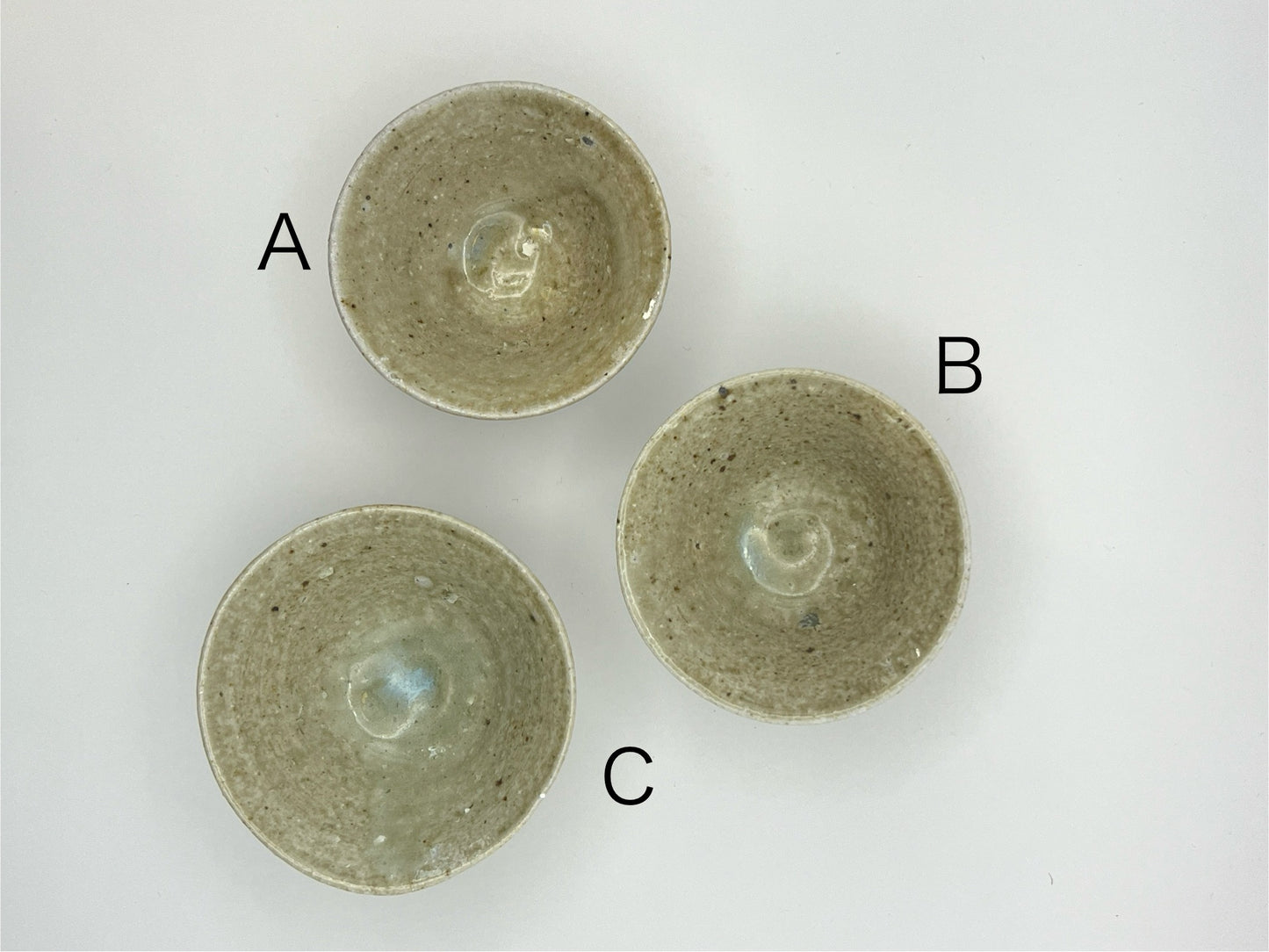 Beige Sake cup / B