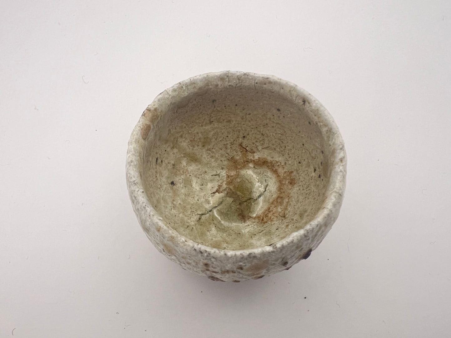 Beige Round Sake Cup / A