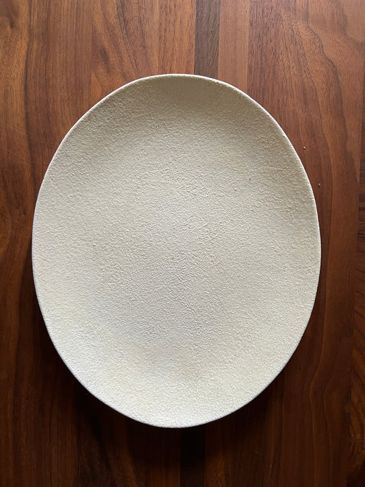 White Oval Plate